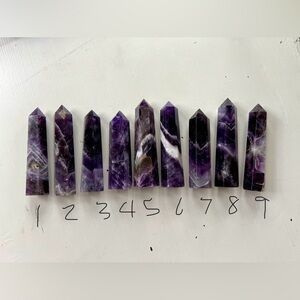 Crown Chakra ST Amethyst Tower Pillar
